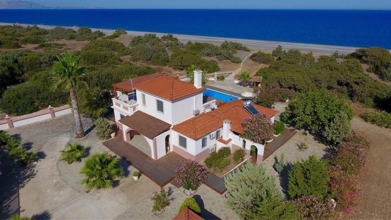 Villa Rhodes Gennadi) from £533pp | Villa Light – Beachfront Villa (Sleeps 8)