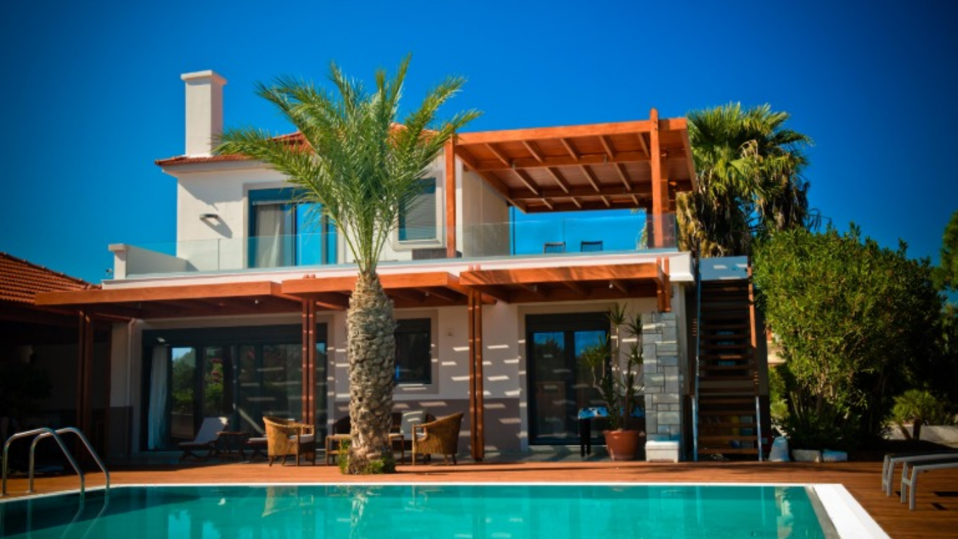 Villa Rhodes Gennadi) from £533pp | Villa Light – Beachfront Villa (Sleeps 8)