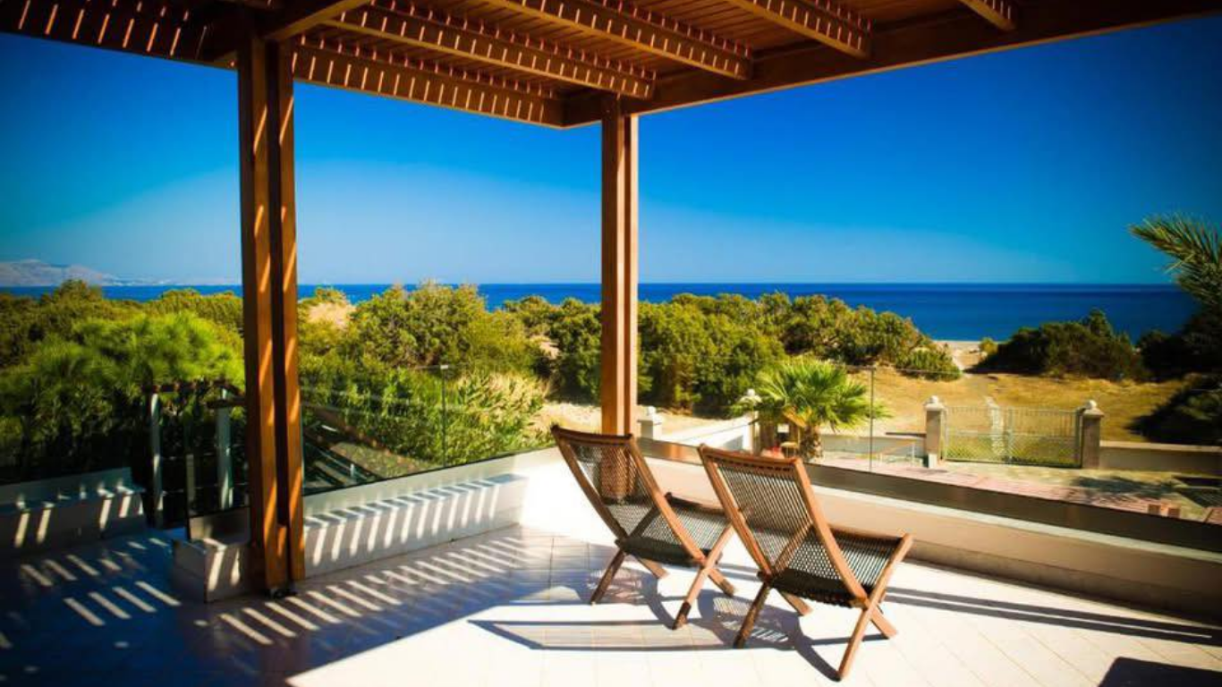 Villa Rhodes Gennadi) from £533pp | Villa Light – Beachfront Villa (Sleeps 8)